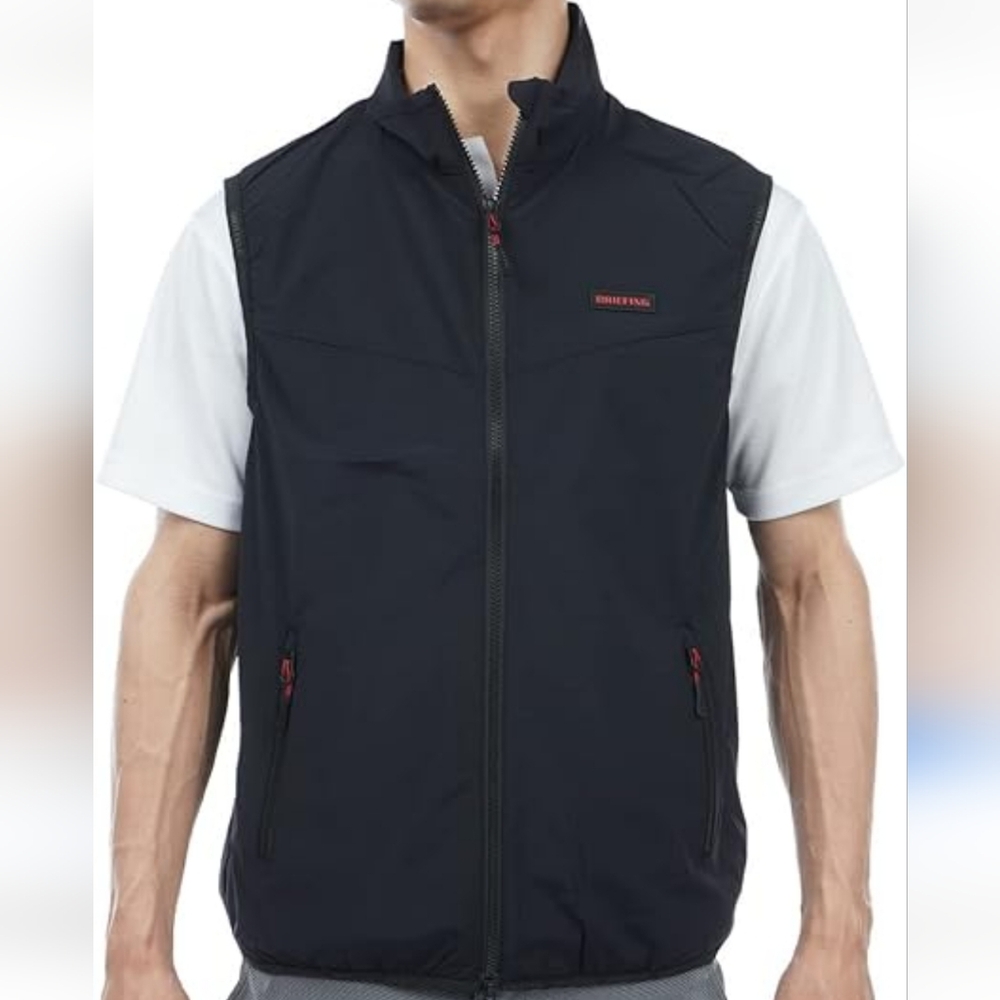 POINT ZERO Men's Black Reversible Vest Size Medium